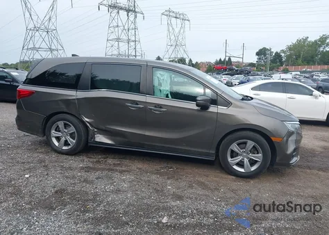 2019 Honda Odyssey Ex z USA, uszkodzony, nr VIN 5FNRL6H59KB031334
